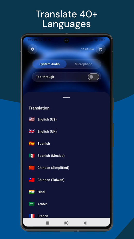 Translate 40+ Languages