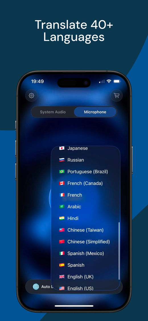 Translate 40+ Languages